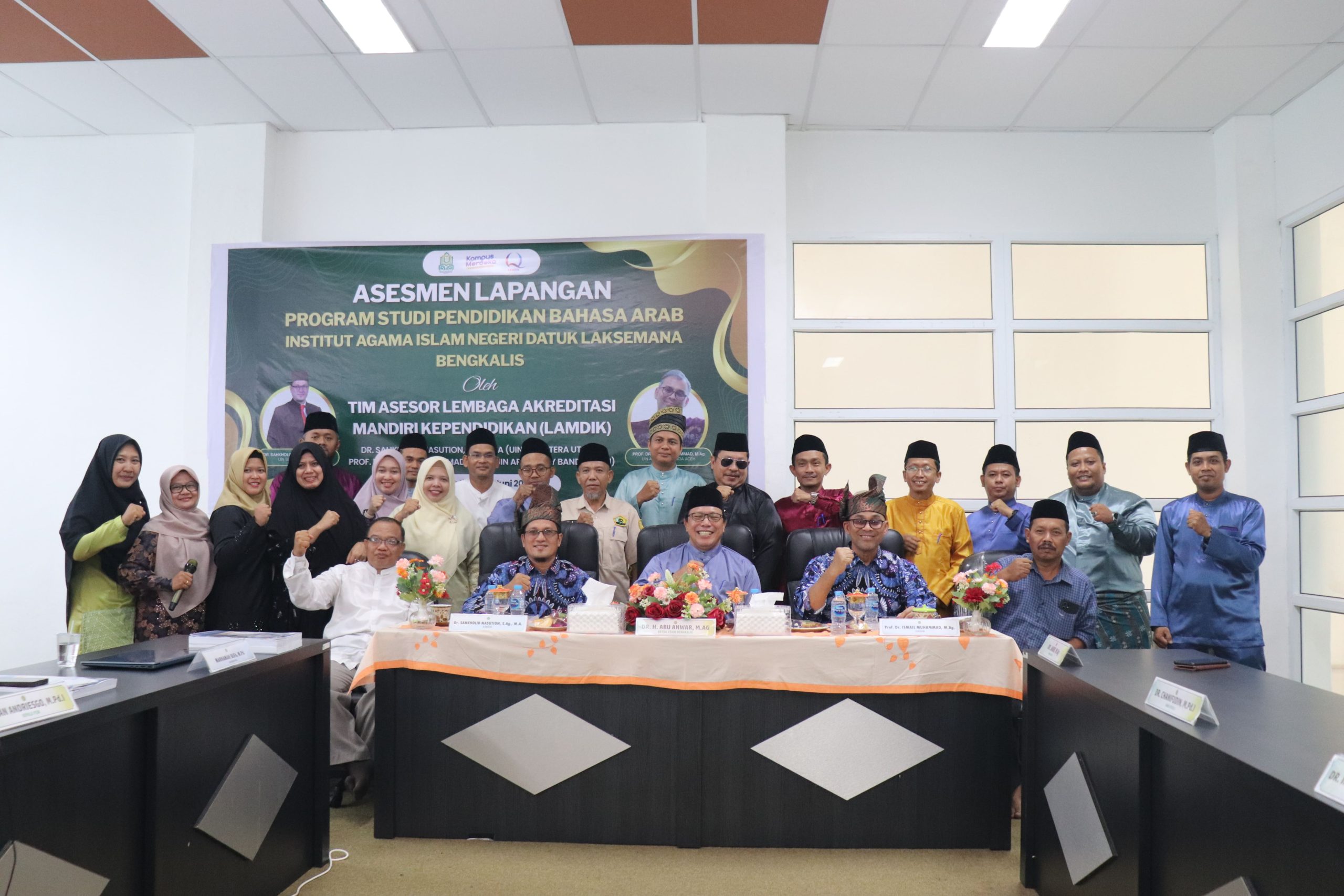 ASESMEN LAPANGAN PROGRAM STUDI PENDIDIKAN BAHASA ARAB IAIN DATUK LAKSEMANA BENGKALIS OLEH LEMBAGA AKREDITASI MANDIRI KEPENDIDIKAN (LAMDIK)